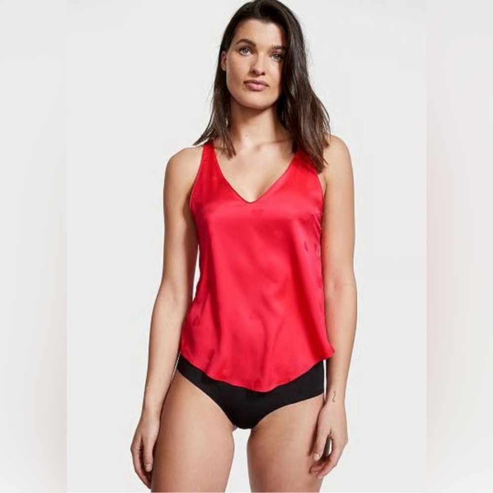 Victoria's Secret - Ignited Heart Jacquard Satin Jacquard Cami
